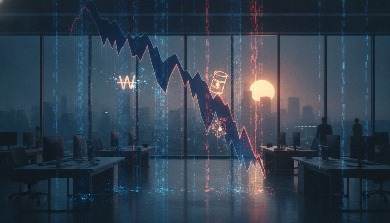 Won Slides, KOSPI Drops 2.3% as Iran Sanctions Hit Oil
