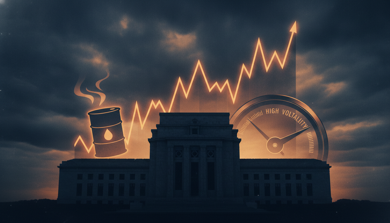 Fed Uncertainty, Oil Spike Push VIX Higher as Yields Hold Near 5%